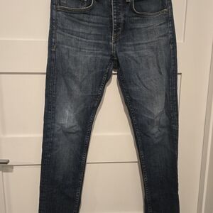 Rag & Bone Dark Blue Wash Extra Slim Fit Jeans Casual